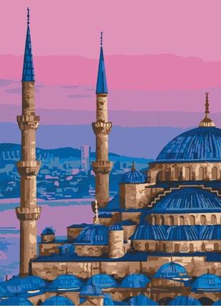 Картина за номерами "блакита мечеть. стамбул" art craft 11225-ac 40х50 см1 фото