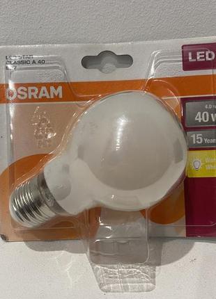 Osram 4 w e27 3000 k лампа лед