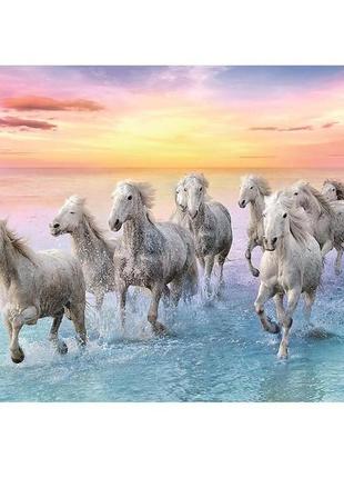 Пазлы "белые лошади галопом" trefl 37289 (500 эл.)2 фото