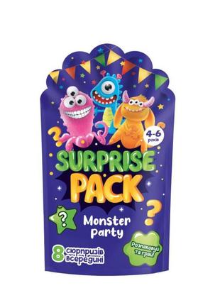 Набор сюрпризов surprise pack "monster party" vladi toys vt8080-03 укр