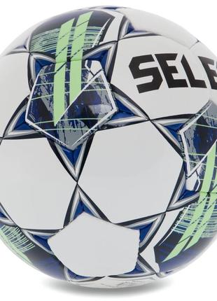 М'яч для футзала select futsal master fifa basic v22 z-master-wg no4 білий-зелений2 фото