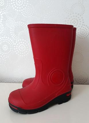 Червоні гумові чобітки muflon