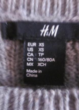Теплое платье h&amp;m размер xs3 фото