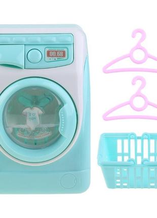 Іграшкова пральна машина resteq (світло, звук) 8х11 см. іграшка пральна машина. міні пральна машина для дітей