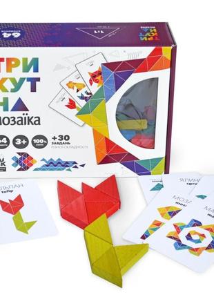 Деревянная игра "треугольная мозаика" kupik 900194, 64 детали4 фото