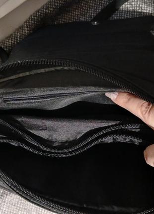 Классная качественная брендовая текстильная мессенджер  сумка унисекс3 фото