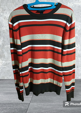 Яркий разноцветный джемпер h&m