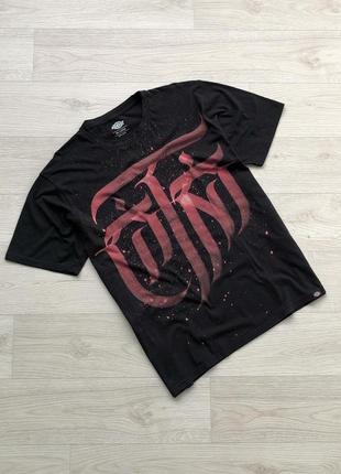 Кастомна футболка dickies custom logo regular fit t-shirt black