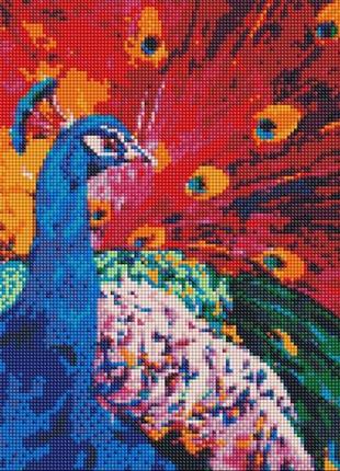 Алмазна мозаїка "червона краса" ідейка amo7386 40х50 см