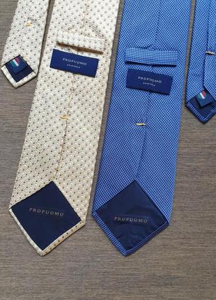 Profuomo - краватка італія шовкова чоловіча мужской галстук1 фото