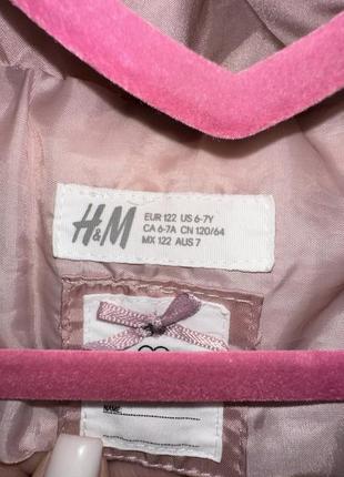 Куртка для девочки h&amp;m 6-7 лет 122 р9 фото