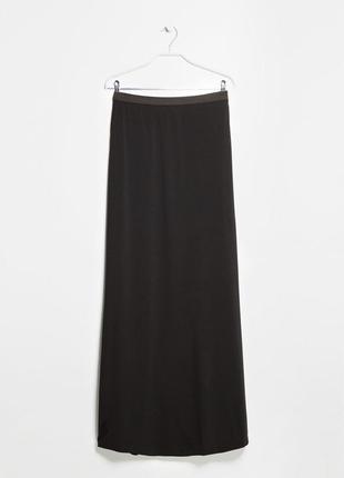 Чёрная макси юбка mango4 фото