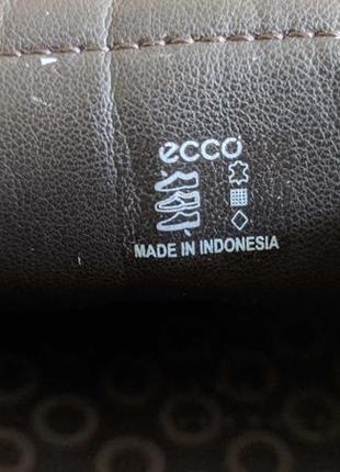 Ecco - шкіряні кросівки-кеди6 фото
