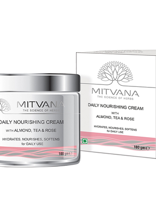 Крем для обличчя живильний daily nourishing cream with almond,tea & rose, 100 мл (541464)