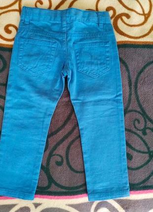 Синие джинсы, котоновые штаны на мальчика in extenso на 2-3 года2 фото