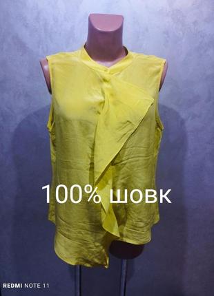 620.ніжна шовкова блузка відомого англійського дизайнера karen millen1 фото