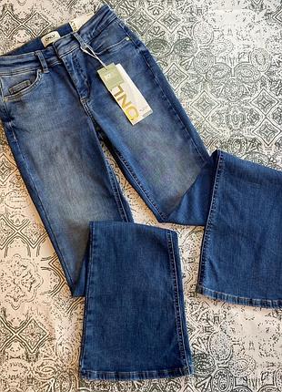 Джинси only flared fit mid waist jeans