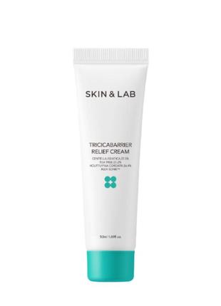 Заспокійливий крем з центеллою skin&lab tricicabarrier relief cream 50 ml