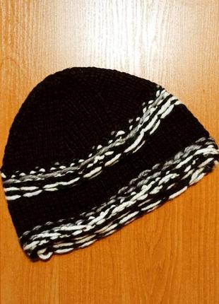 Жіночий в'язаний комплект шапка та довгий шарф (германія).5 фото