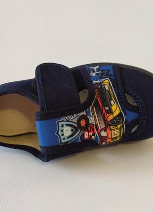 Босоніжки, сандалі, тапочки капчики валді waldi роберт машина синій супінатор6 фото