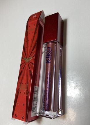 Помада с эффектом металлик kiko milano wonder woman metal power lasting lip paint 034 фото