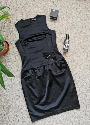 Sale🔥дуже красиве, чорне атласне плаття