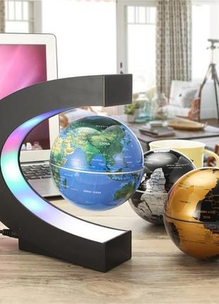 Магнитный левитирующий глобус с led подсветкой (magnetic levitation globe)