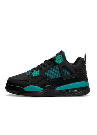 Nike air jordan 4 retro зима чорні