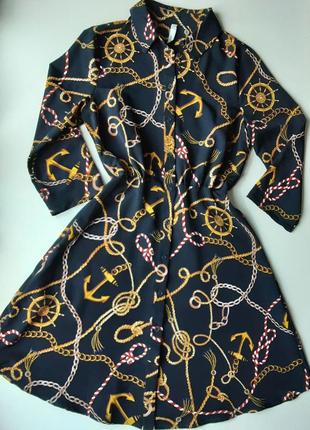 Платье-рубашка, платье на пуговицах