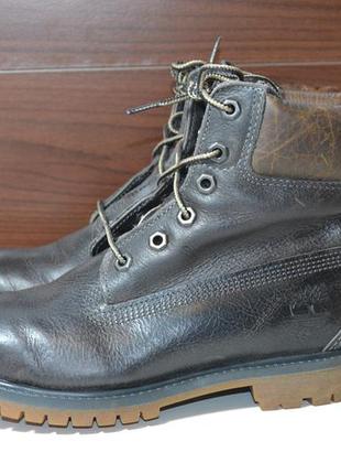 Timberland 35-36р ботинки кожаные утеплённые на тракторной подошве