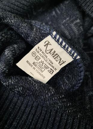 Мужской свитер большие размеры батал, теплий шерстяной свитер, свитер мужской...