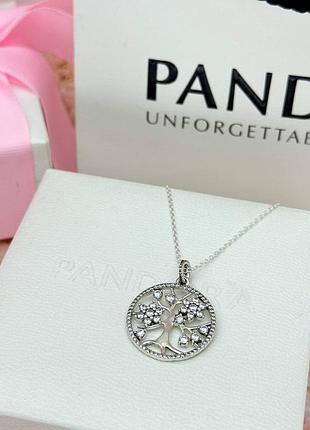 Серебряная подвеска pandora 4