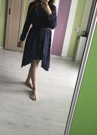 Платье с длинным рукавом