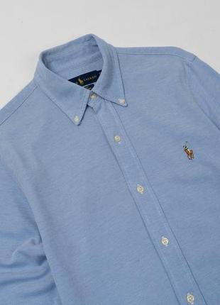 Ralph lauren slim fit knit oxford shirt  чоловіча сорочка