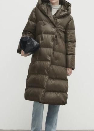 Новий жіночий зимовий пуховик massimo dutti