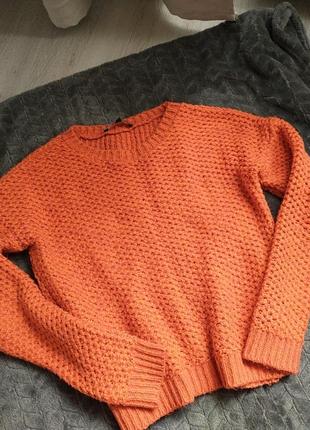 Гарний вязаний укорочений светр2 фото