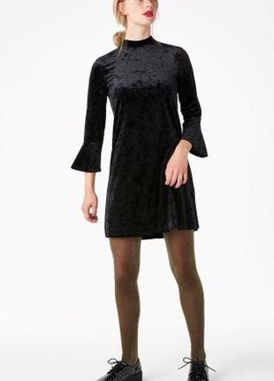 Романтичное велюровое платье No480