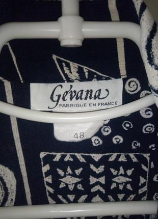 Блуза gevana в геометрический принт3 фото