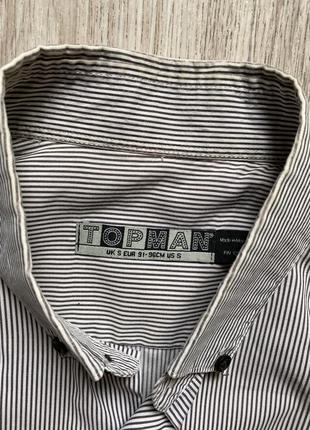 Topman рубашка мужская s размер рубаха с длинным рукавом3 фото
