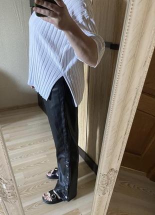 Модное поло в рубчик 50-54 р2 фото