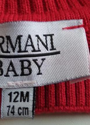 Детский свитер armani baby 12м/74см6 фото