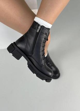 Ботинки кожаные6 фото
