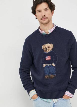 Стильний светер, кофта polo bear ralph lauren3 фото