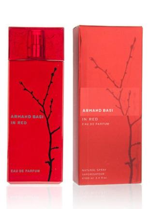 Жіноча парфумована вода armand basi in red eau de parfum 100 мл