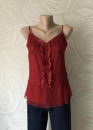 Шёлковая  блуза «massimo dutti» испания 🇪🇸