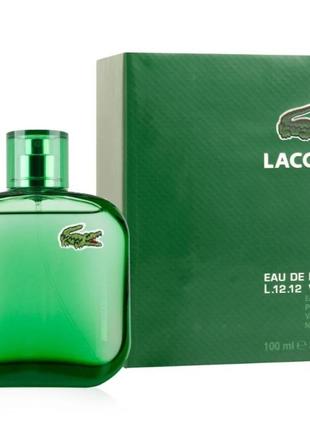 Мужская туалетная вода eau de lacostе l. 12.12 vert 100 мл