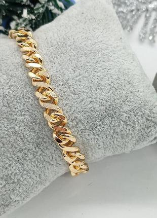 Браслет медсплав 7мм медзолото , закутня