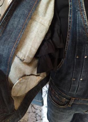 Джинсовка, джинсовая куртка курточка,джинс,quiksilver3 фото