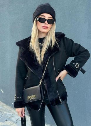 Жіноча дубльонка,дублянка,женская дублянка,дубльонка трансформер,косуха замшева замшевая