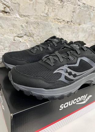 Кросівки saucony excursion tr16 оригінал нові чорні3 фото